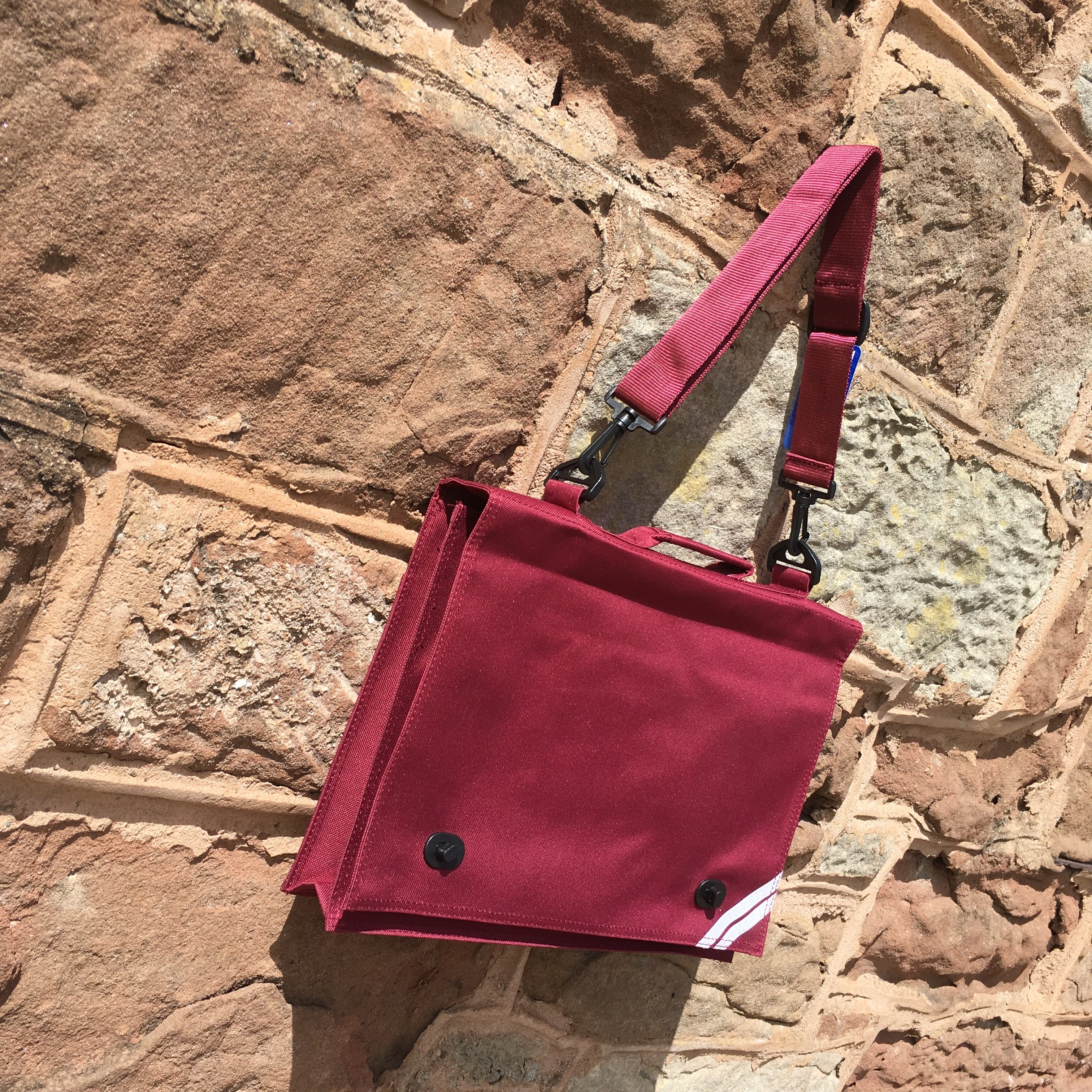 Burgundy Satchel